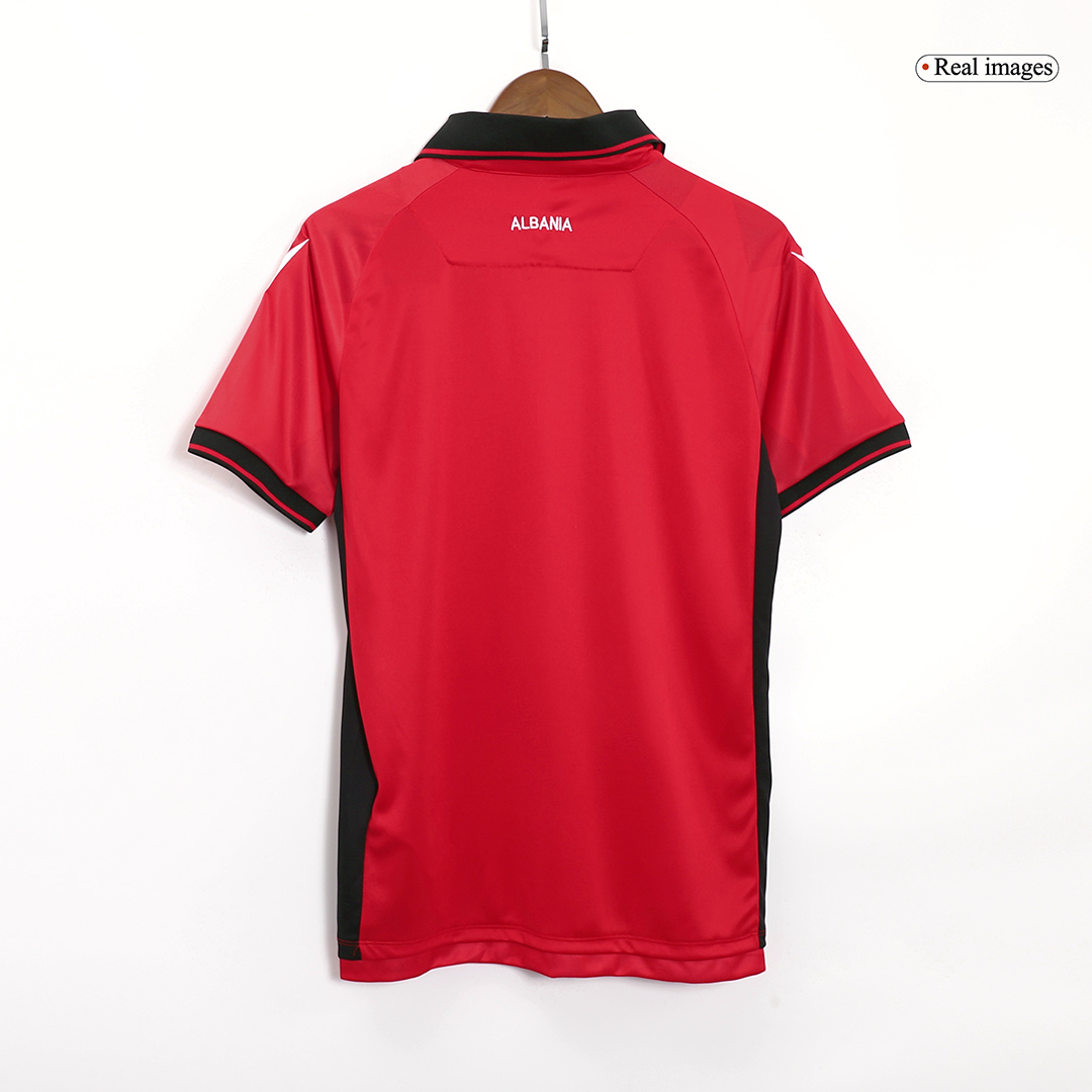 Professional Grade Euro 2024 Albania Home Soccer Jersey Football Shirt