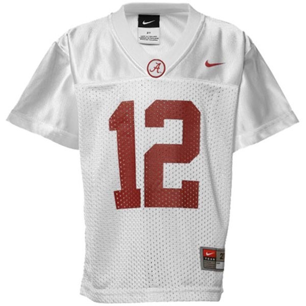 Men Alabama Crimson Tide #12 Joe Namath White V2e Jersey
