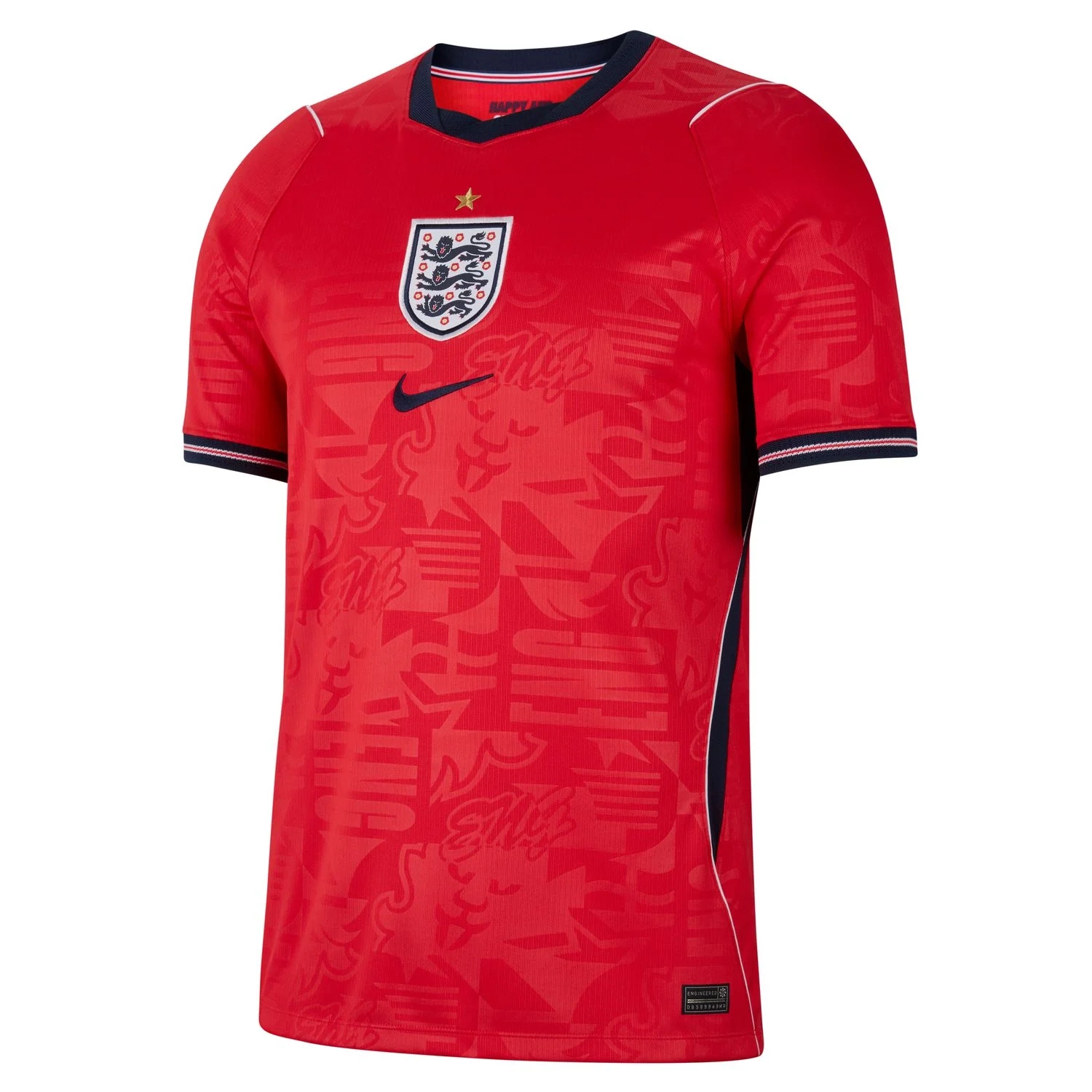 England 2026 Away Men's Jersey - Speed Red Heritage Edition Kit