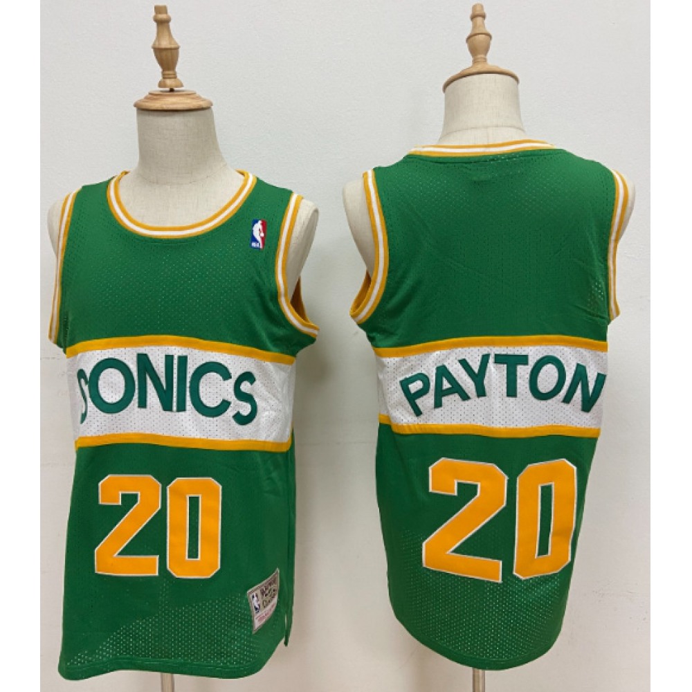 Collector's Item Retro Men's OKC Thunder #20 Gary Green Basketball Jersey