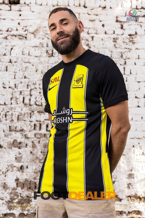 Al-Ittihad Home Team Soccer Jersey 2023 2024