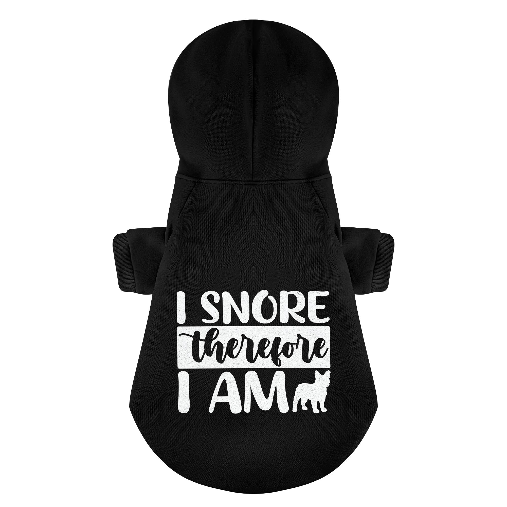 Comfortable I Snore, Therefore I Am - Personalized French Bulldog Hoo...