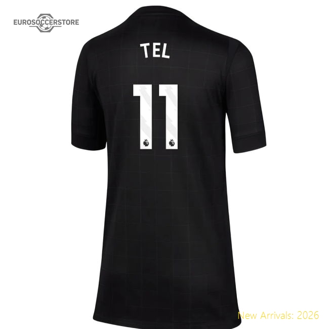 Outstanding 2025-2026 Spurs Away Shirt (kids) (tel 11) - Match Day Jersey