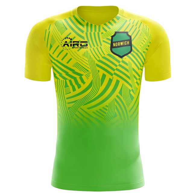 Durable Material Official Norwich Updated Design Football Shirt