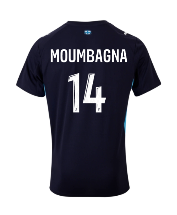 MOUMBAGNA's Number 14 Marseille Away Jersey for the 25-26 Season