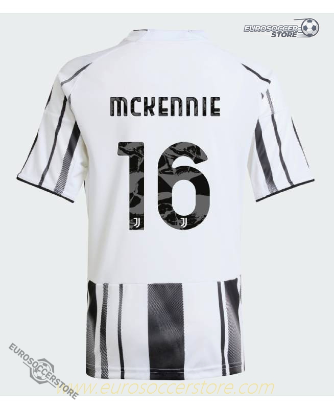 Juventus Home MCKENNIE 16 Jersey for the 25-26 Season