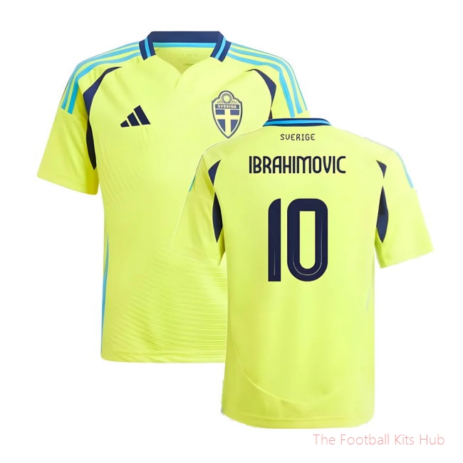 2024-2025 Sweden Home Shirt (Kids) (IBRAHIMOVIC 10)