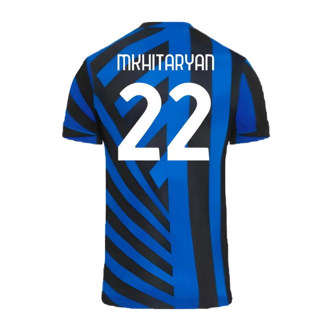Fan Gear Inter Inter Milan Home Shirt Mkhitaryan #22 Durable Mater...