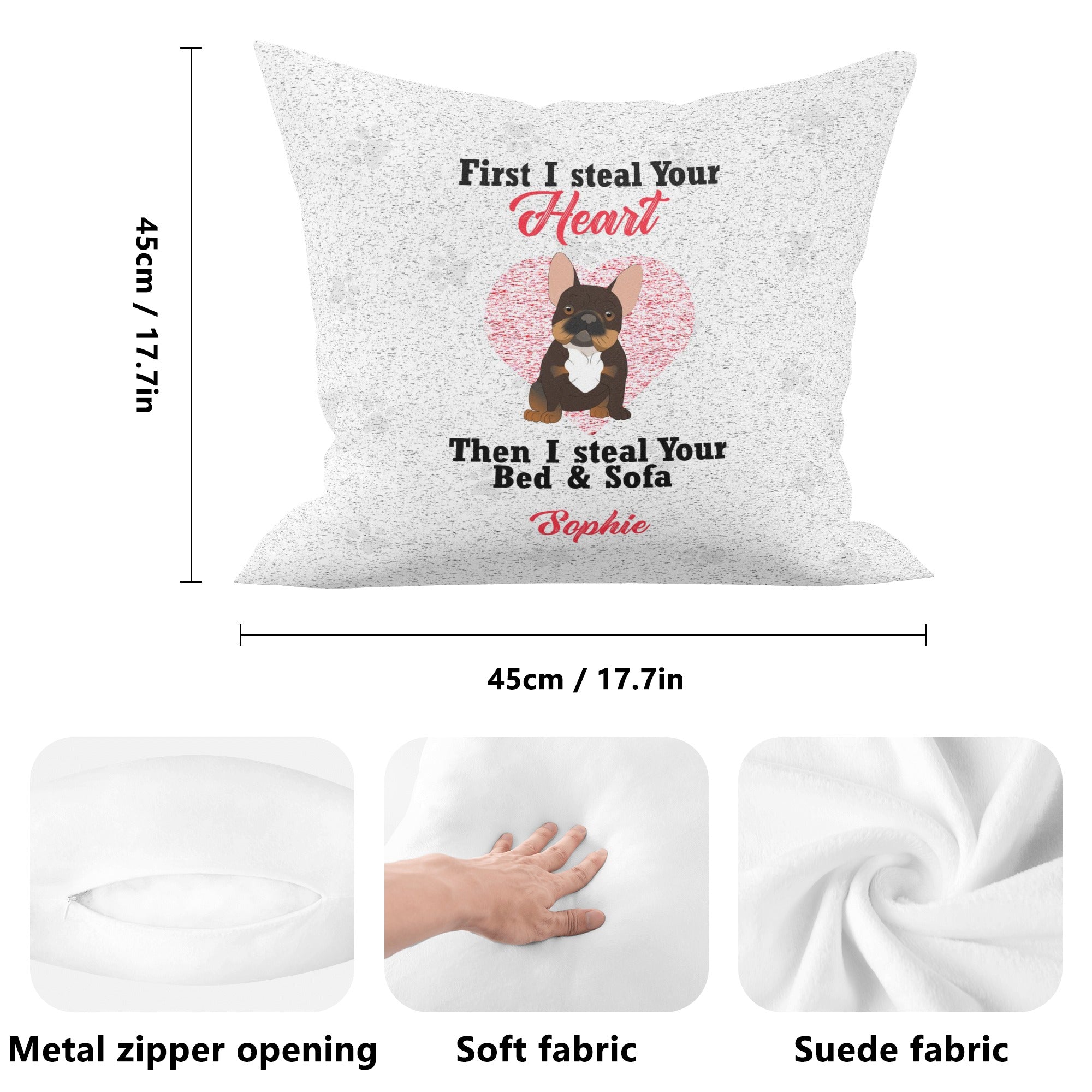 I Steal Your Heart - Comfortable Custom Pillow Winter Wear