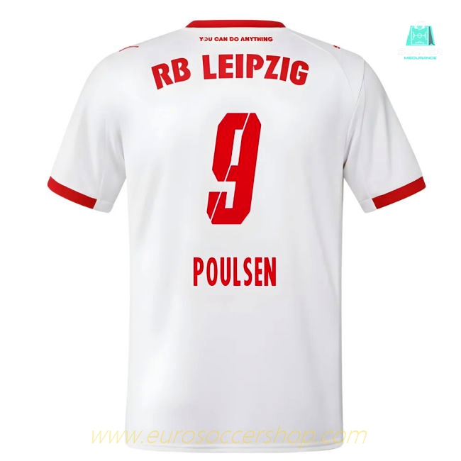 2025-2026 Red Bull Leipzig Home Shirt (Poulsen 9)