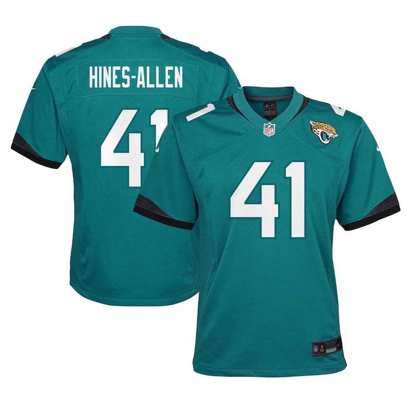 None Josh Hines-Allen JAX Jaguars Energetic Authentic Jersey