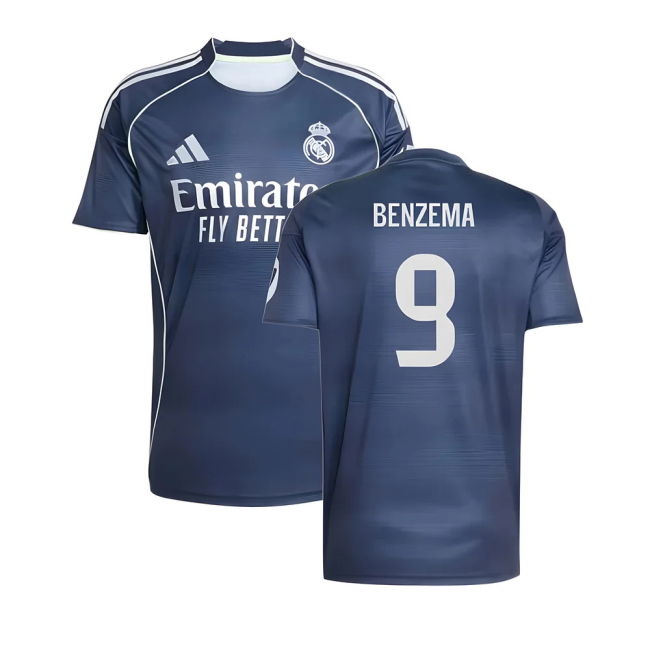 Real Madrid 2025-2026 Shirt (Benzema 9) | Professional | Elite