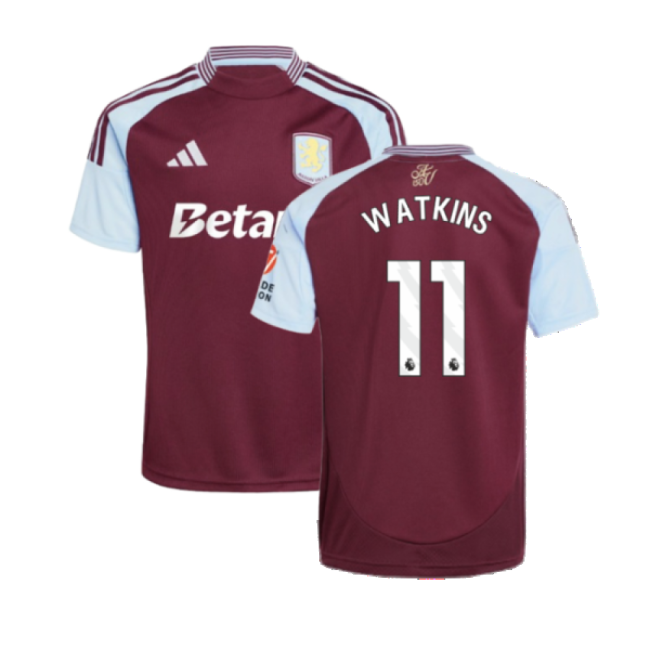 Aston Villa Watkins Official Home Jersey English Football Climacool