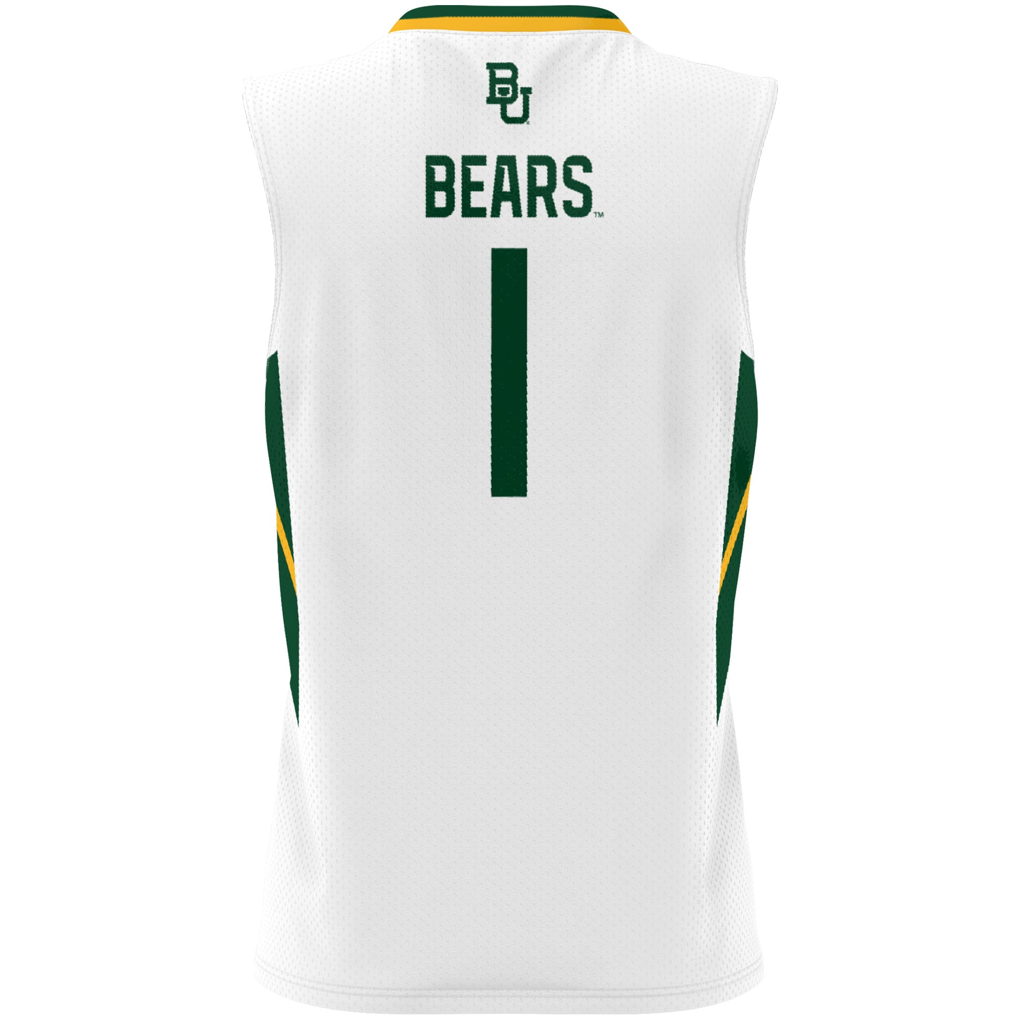 [NJP] Baylor Bears GameDay Greats Youth Lightweight Basketball Jersey - White