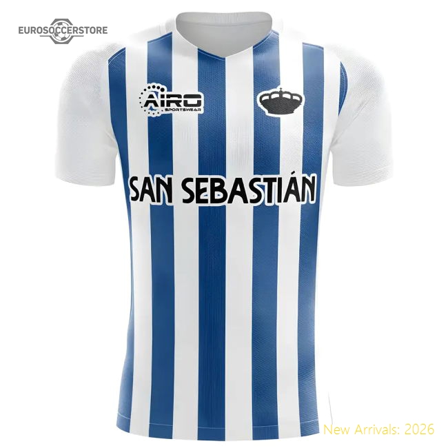 Real Sociedad Home Concept Football Kit 2025-2026 Fan Collection
