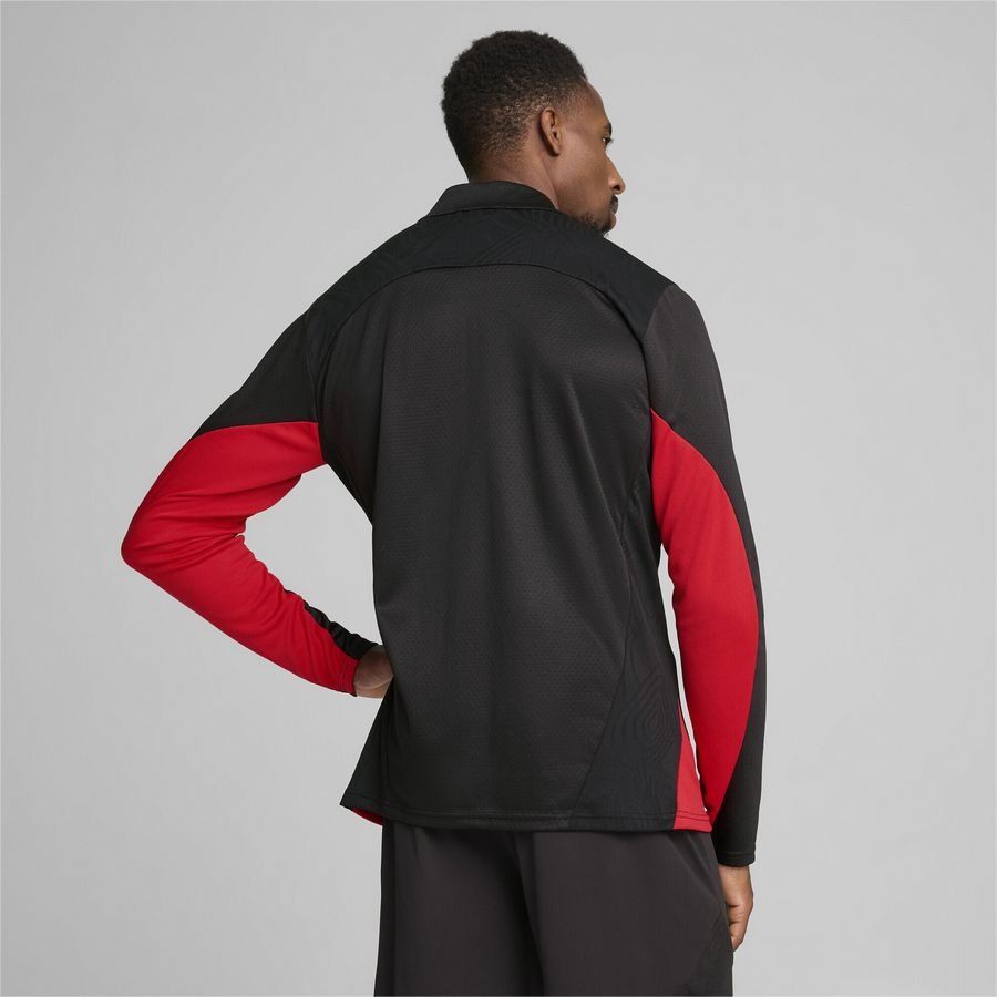 Milan Training Jacket - PUMA Black/For All Time Red