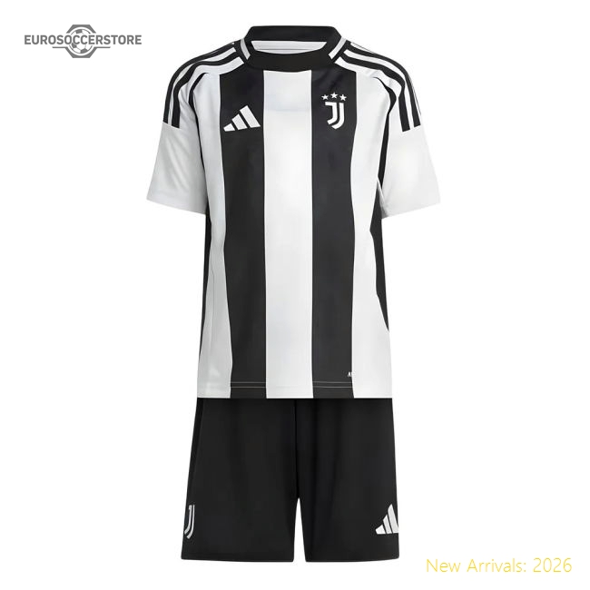 Luxury 2024-2025 Black And Whites Home Mini Kit - Supporter Edition