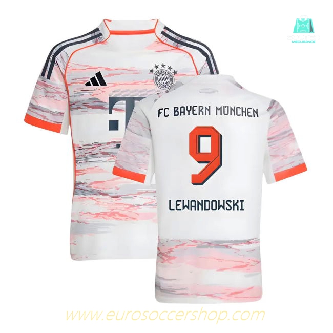 2025-2026 Bayern Munich Away Shirt (Kids) (Lewandowski 9)