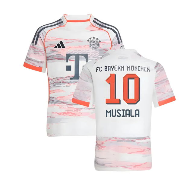 2025-2026 Bayern Away Shirt - Kids (Musiala 10) Antibacterial