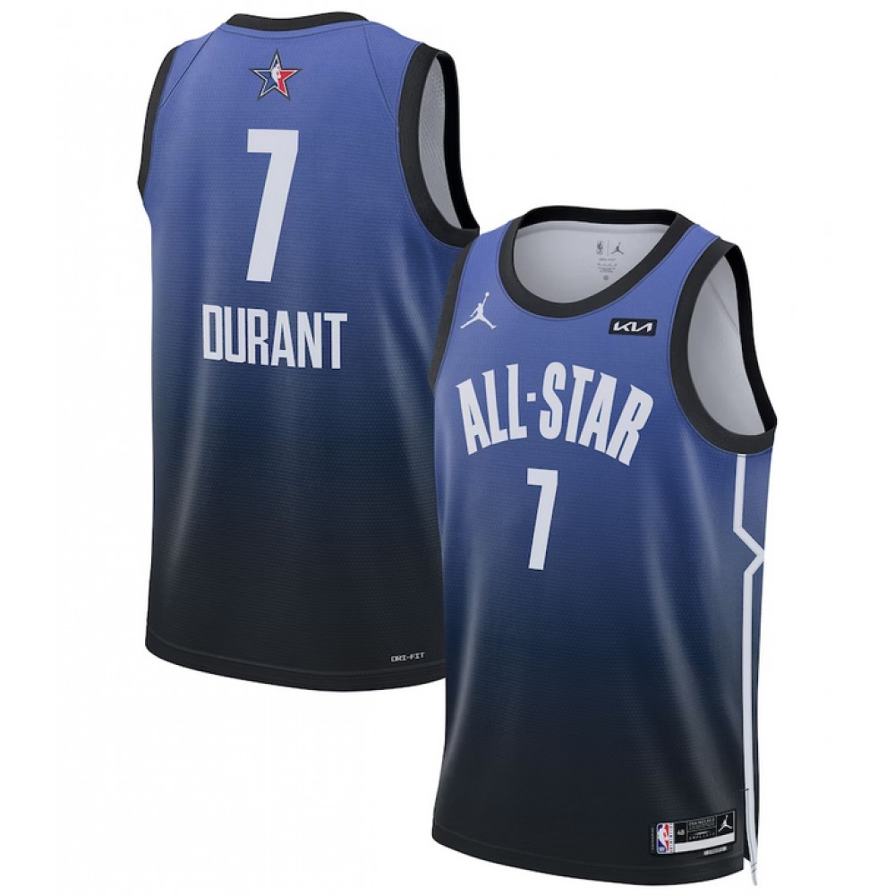 Kevin Durant7 Blue Jersey - - Basketball Fan Gear