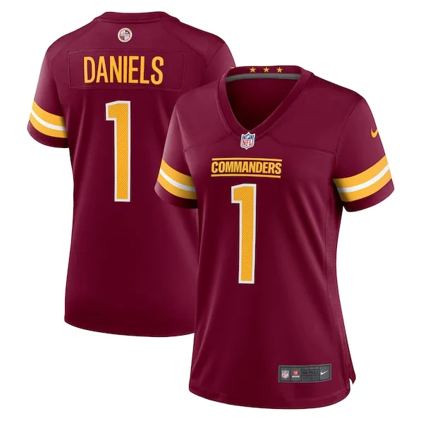 None Game NFL Jersey - Burgundy | Pro-Level Football Apparel