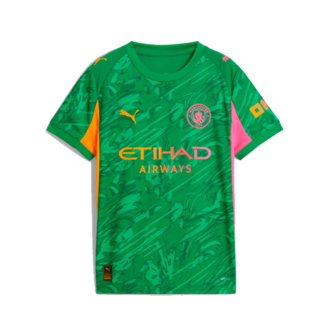 Man City Official Goalkeeper Football Shirt 2025-20 Trafford 1 L M ...