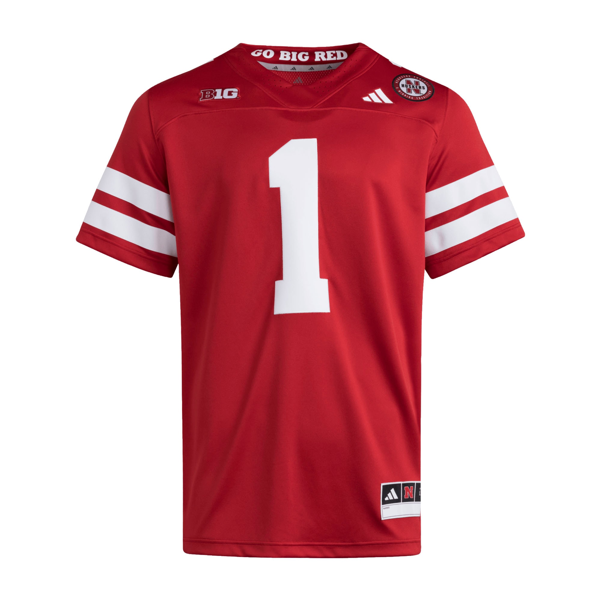 [NJP] Nebraska Huskers Premier Jersey - Scarlet