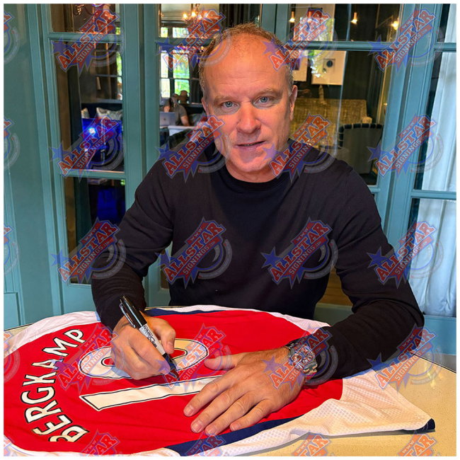 Arsenal FC Bergkamp & Henry Signed Shirts (Dual Framed)