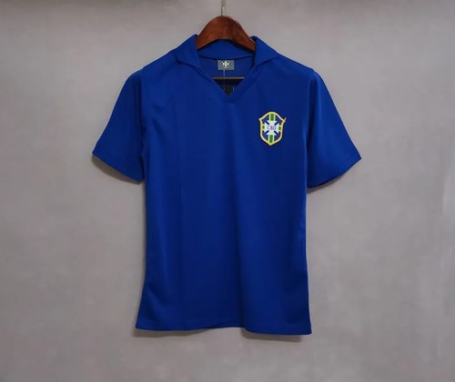High Quality 1957 Brazil Jersey Retro With Collector's Item Design -