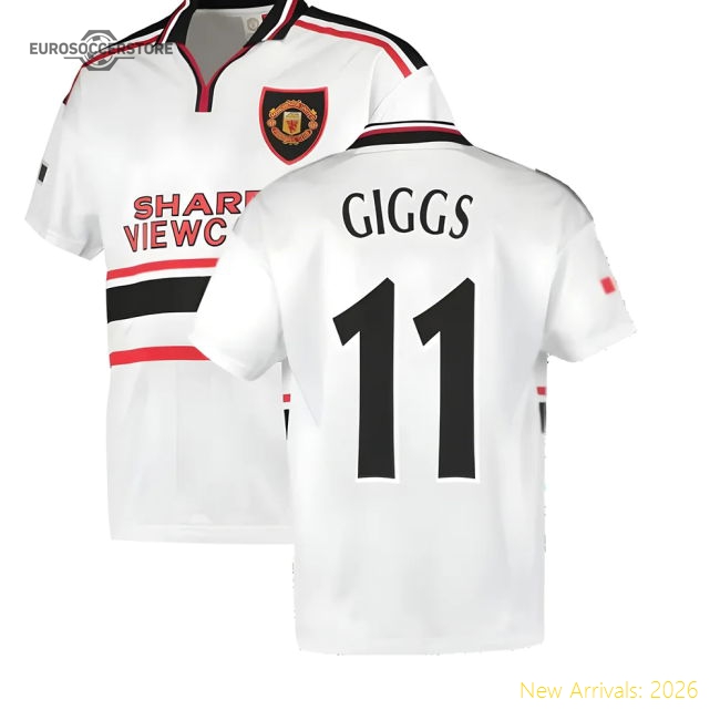 Authentic 1999 Manchester United Away Football Shirt (giggs 11)