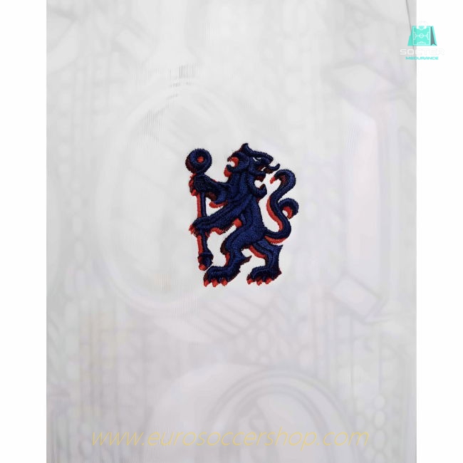 2025-2026 Chelsea Pre-Match Shirt (White) - Kids (Fofana 29)