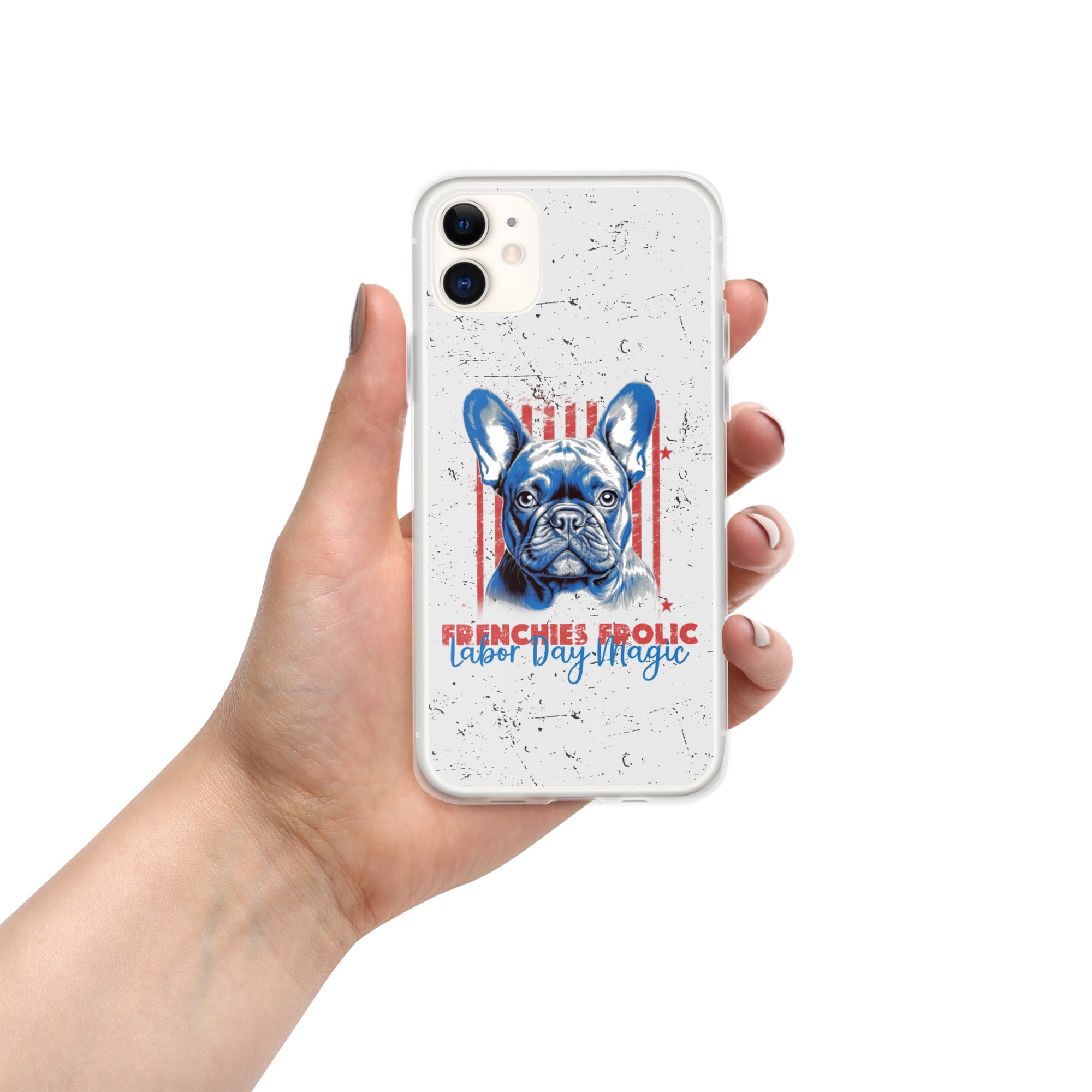 French Bulldog Labor Day With My Fenchie Clear Case For Iphone® Durable Dog Item