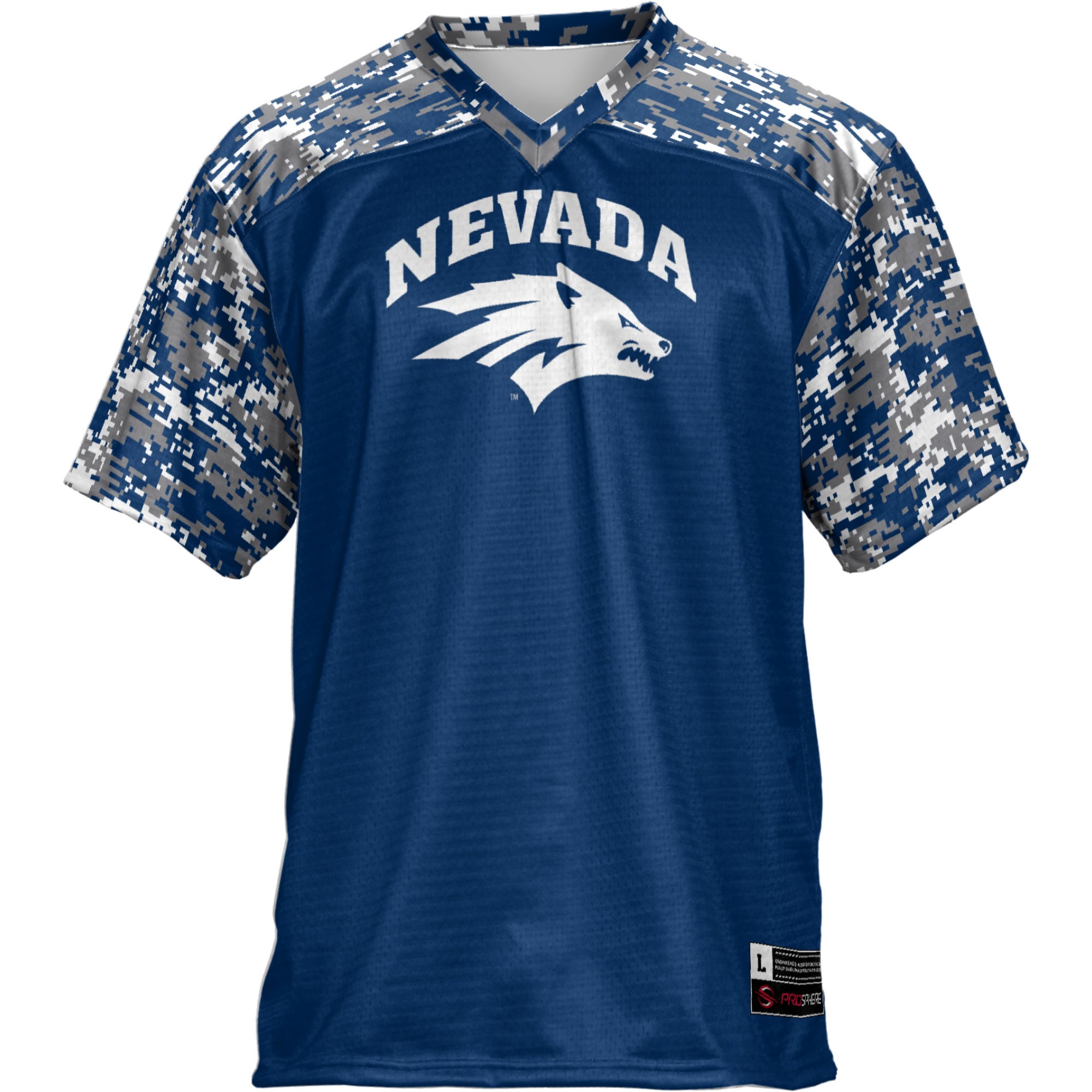 Men's Navy Nevada Wolf Pack Football Jersey
