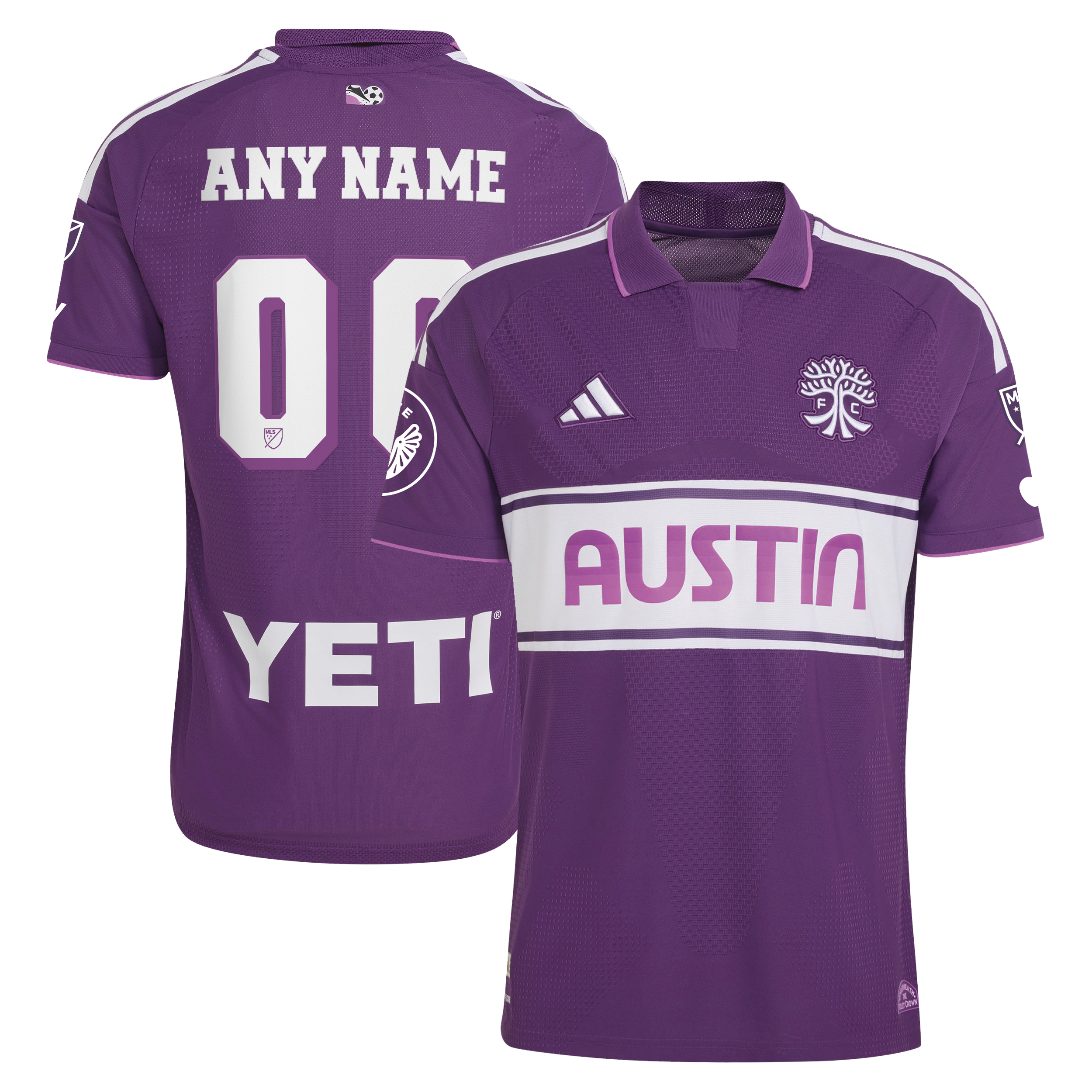 [SJH] Austin FC 2026 Archive On-Field Authentic Custom Jersey - Purple