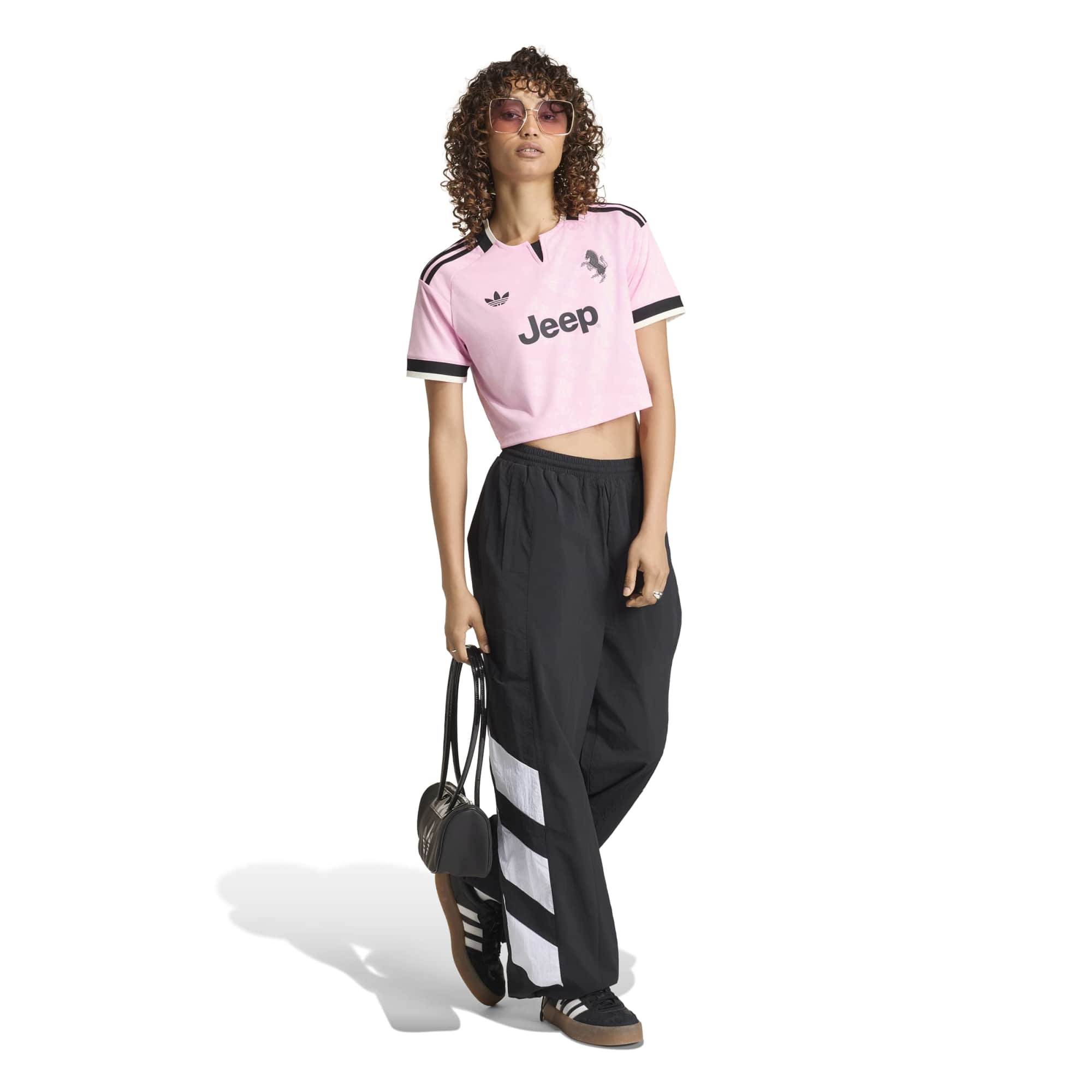 [SJH] Juventus Women's 2026/27 Away Cropped Replica Jersey - Pink