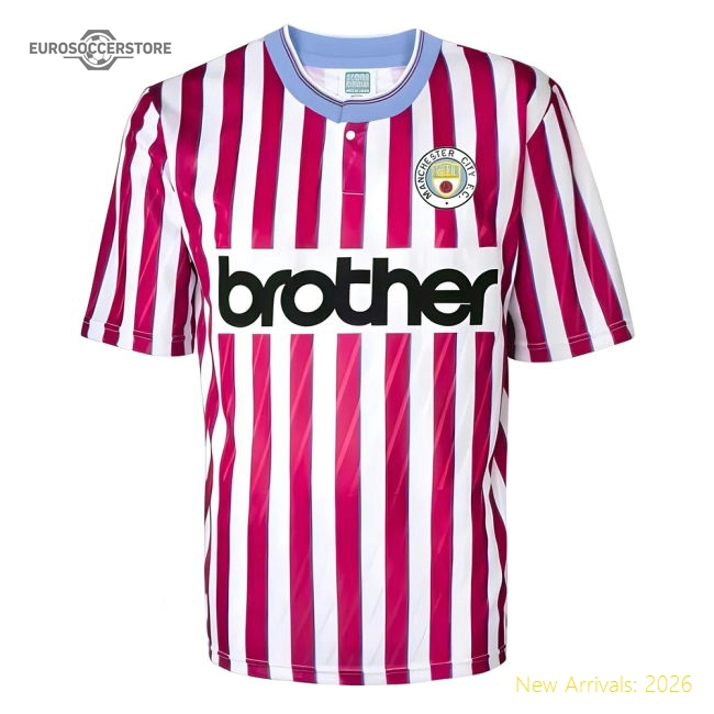 Premium Manchester City 1988 Away Retro Football Shirt - Premium