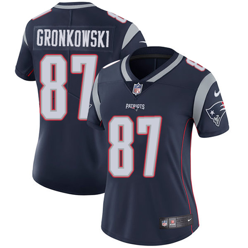 NFL NE Patriots Rob Gronkowski #87 Navy Limited Game Jersey - Premium