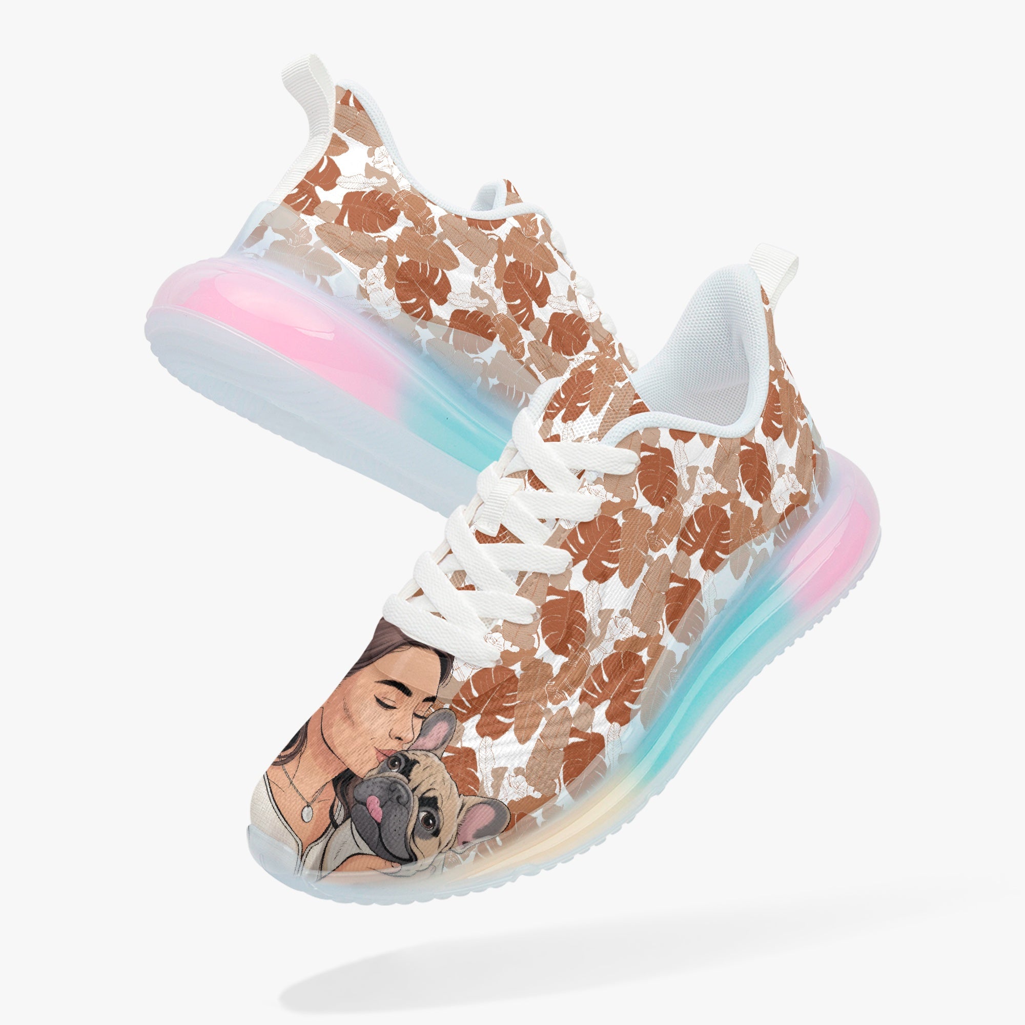Tanya - Everyday Lightweight Sneakers Frenchie Themed Wear