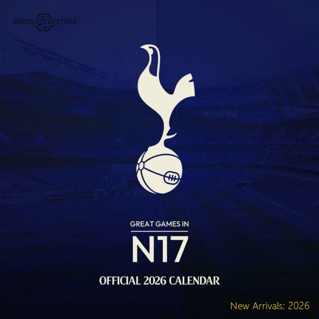 Premium Tottenham Hotspur Fc Calendar & Diary Musical Gift Box 2026