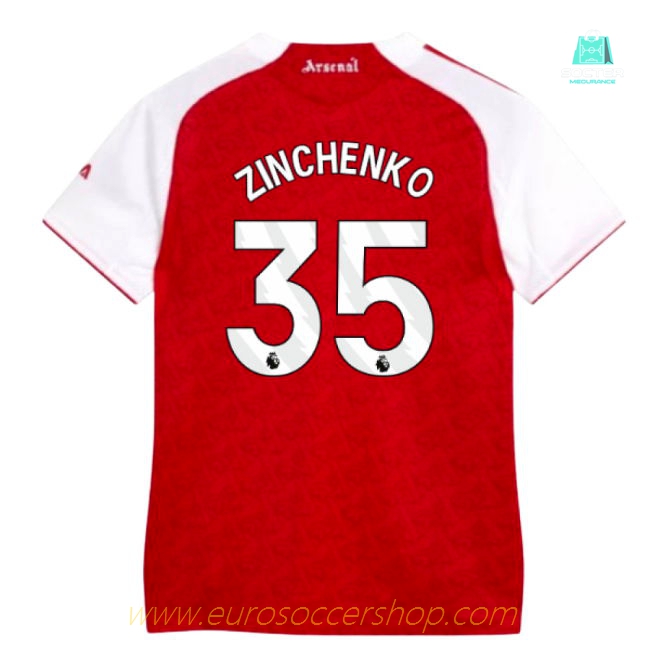 2025-2026 Arsenal Authentic Home Shirt (Womens) (Zinchenko 35)