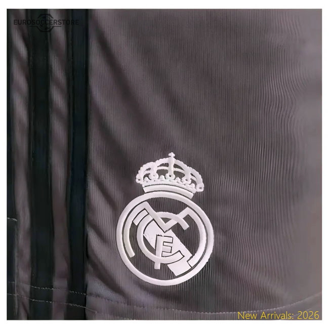2024-2025 Real Madrid Third Shorts (charcoal) - Unique Style