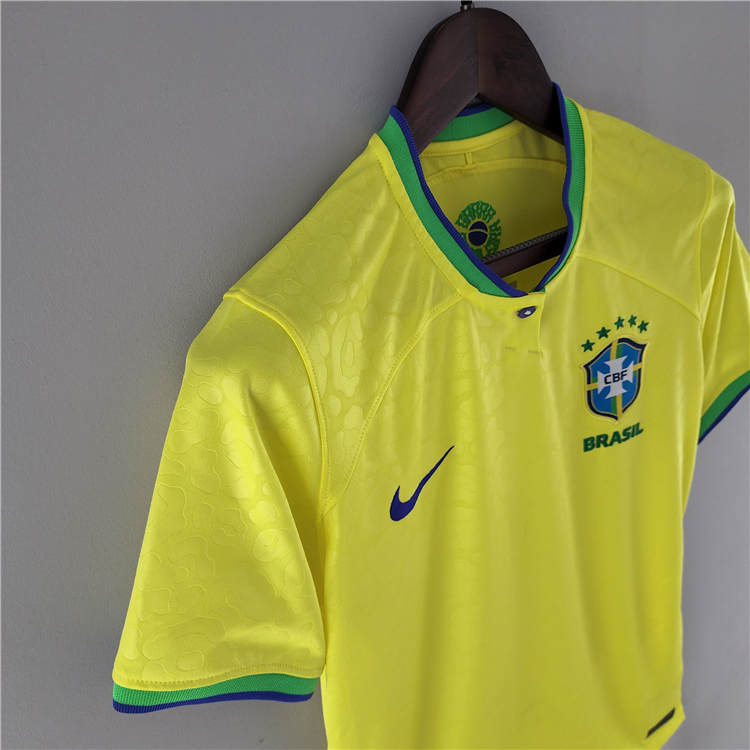 Official Quick Dry WOMEN'S BRAZIL WORLD CUP 2022 HOME SHIRT