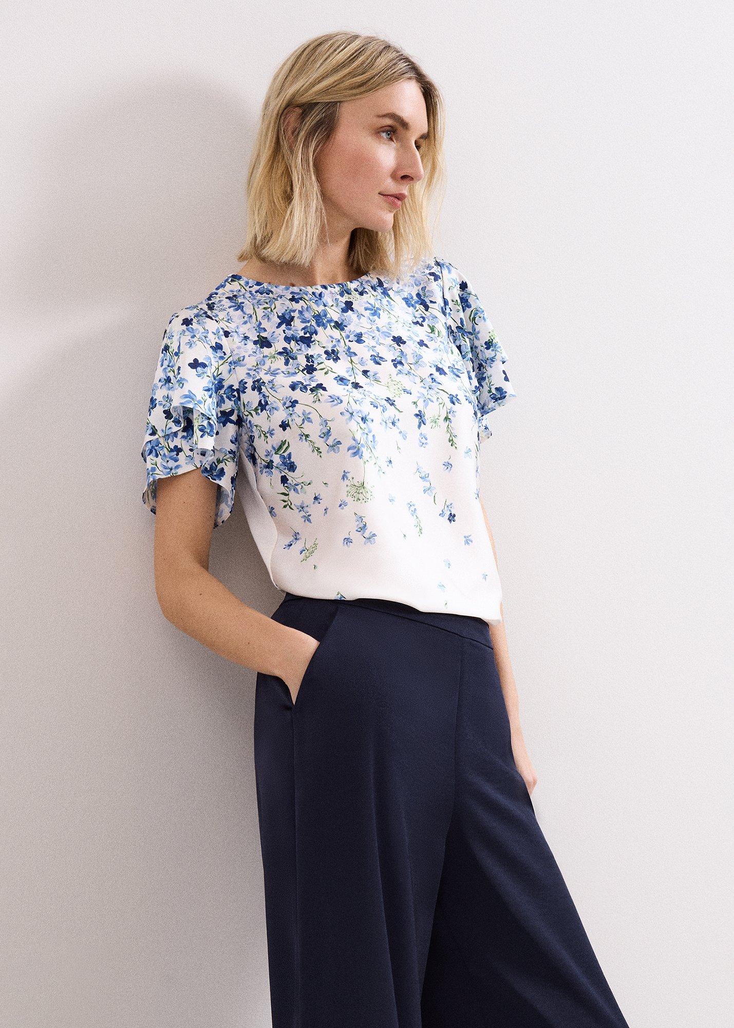 Rowan Floral Woven Front Top