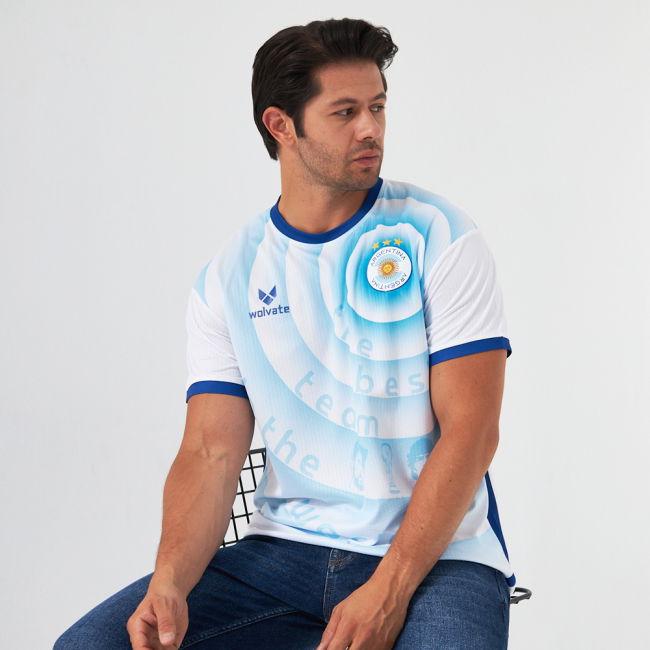 Fan-Favorite Argentina Legacy Football Jersey (Wolvate) Adult Short