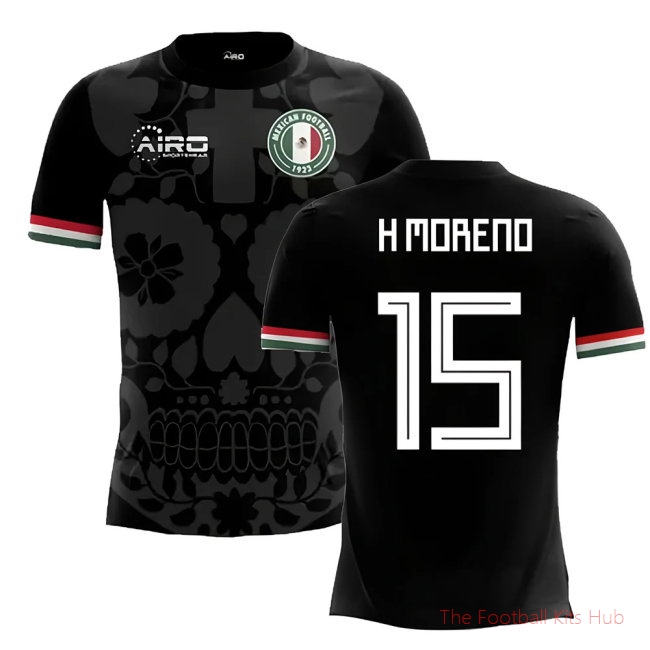 [SJH] 2025/26 Mexico Third Football Shirt (H.Moreno 15)
