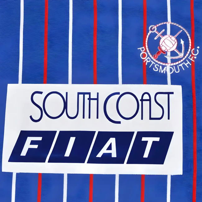 Portsmouth Retro official style Shirt 1987-1988