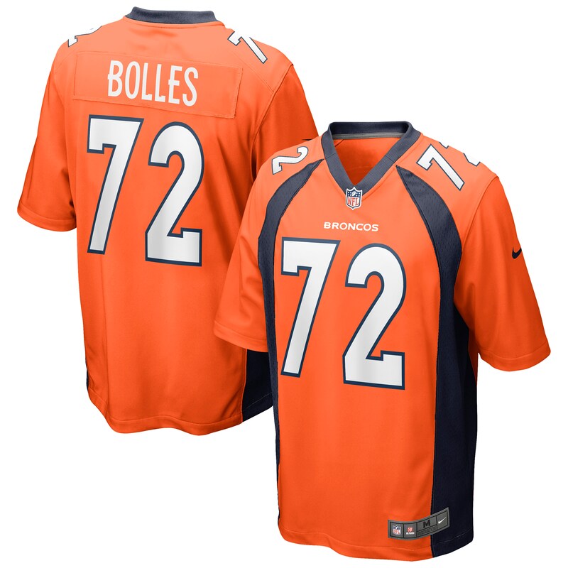 None Garett Bolles DEN Broncos Bold Officially Licensed Jersey