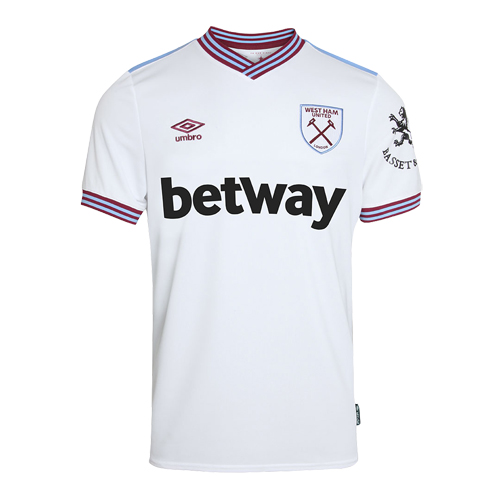 2019-20 West Ham United Away White Soccer Jersey Shirt - Official