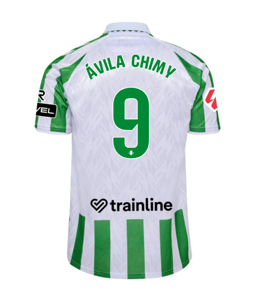 24-25 Season Real Betis Home Jersey - ÁVILA CHIMY 9 Version