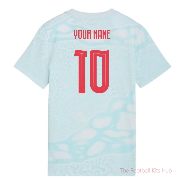[LK] 2026/27 Portugal FtblCulture Tee AOP (Sea Glass) - Kids (Your Name)
